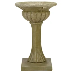 Rochester Solar Bird Bath -Solar Lights Store rochester solar bird bath 3