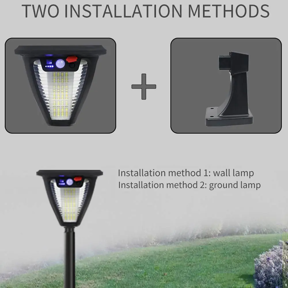 Sigma 288 Solar LED Garden Wall & Lawn Lights - 2pk 4 Sigma 288 Solar LED Garden Wall & Lawn Lights - 2pk - Image 2