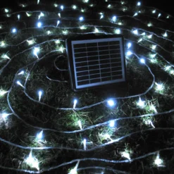 Solar String Lights 200 White PowerBee Endurance ® -Solar Lights Store sola fairy lights240 white 1