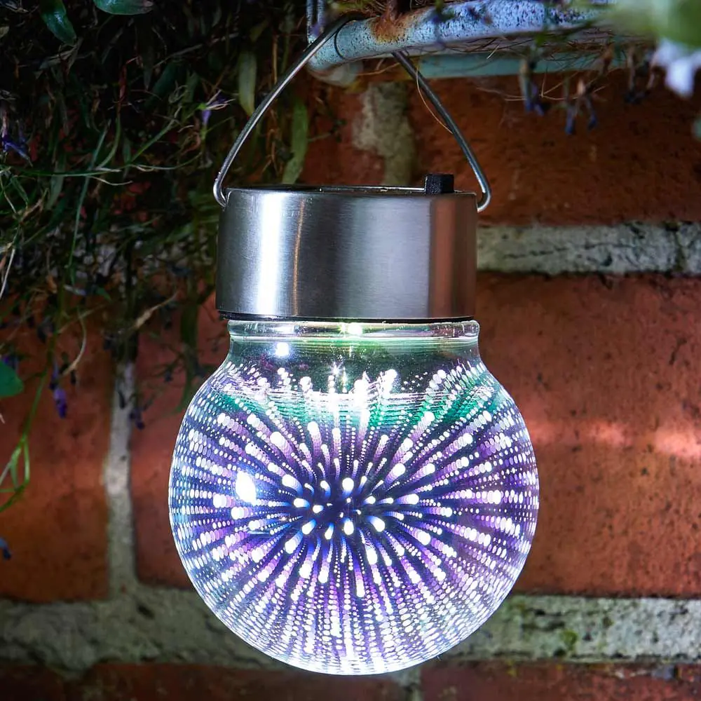 Solar 3D Cosmos Globe Lantern (2 Pack) 4 Solar 3D Cosmos Globe Lantern (2 Pack) - Image 2