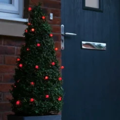 Solar Berry Fairy Lights 17 Solar Berry Fairy Lights -Solar Lights Store solar berry fairy lights red 1