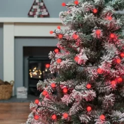 Solar Berry Fairy Lights 18 Solar Berry Fairy Lights -Solar Lights Store solar berry fairy lights red 2