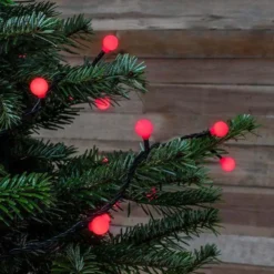 Solar Berry Fairy Lights 14 Solar Berry Fairy Lights -Solar Lights Store solar berry fairy lights red 3