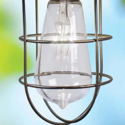 Solar Black Hanging Lantern 9 Solar Black Hanging Lantern -Solar Lights Store solar black hanging lantern 3 1