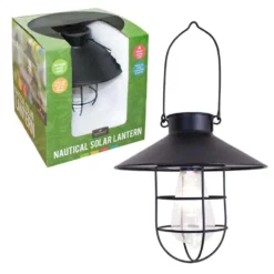 Solar Black Hanging Lantern 10 Solar Black Hanging Lantern -Solar Lights Store solar black hanging lantern 4 1