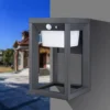 Solar Box Frame Outdoor Wall Lamp 2 Solar Box Frame Outdoor Wall Lamp -Solar Lights Store solar box frame outdoor wall lamp 3