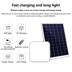 Solar Ceiling Light 50W -Solar Lights Store solar ceiling light 50w 8