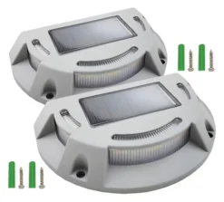 Solar Driveway Lights In Aluminium- Pack Of 2 9 Solar Driveway Lights In Aluminium- Pack Of 2 -Solar Lights Store solar driveway lights 1 1