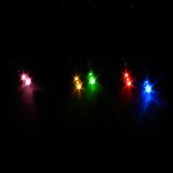 Solar Christmas Party Lights 100 In 5 Colours -Solar Lights Store solar fairy lights 100 5 colour 7