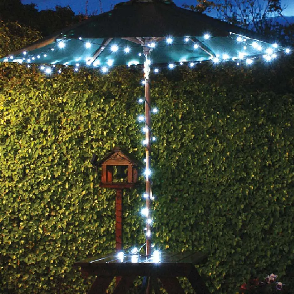 Solar Fairy Lights 50 White 9 Solar Fairy Lights 50 White - Image 7