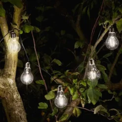 Solar Festoon Filament Led Bulb Lights -Solar Lights Store solar festoon filament led bulb lights 4 1