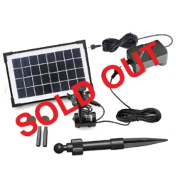 Solar Water Fountain 450-L With Light | Sunspray