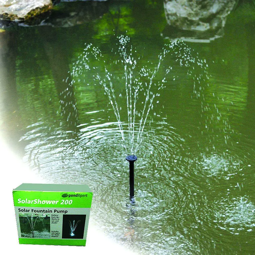 Solar Water Fountain SolarShower 200 3 Solar Water Fountain SolarShower 200