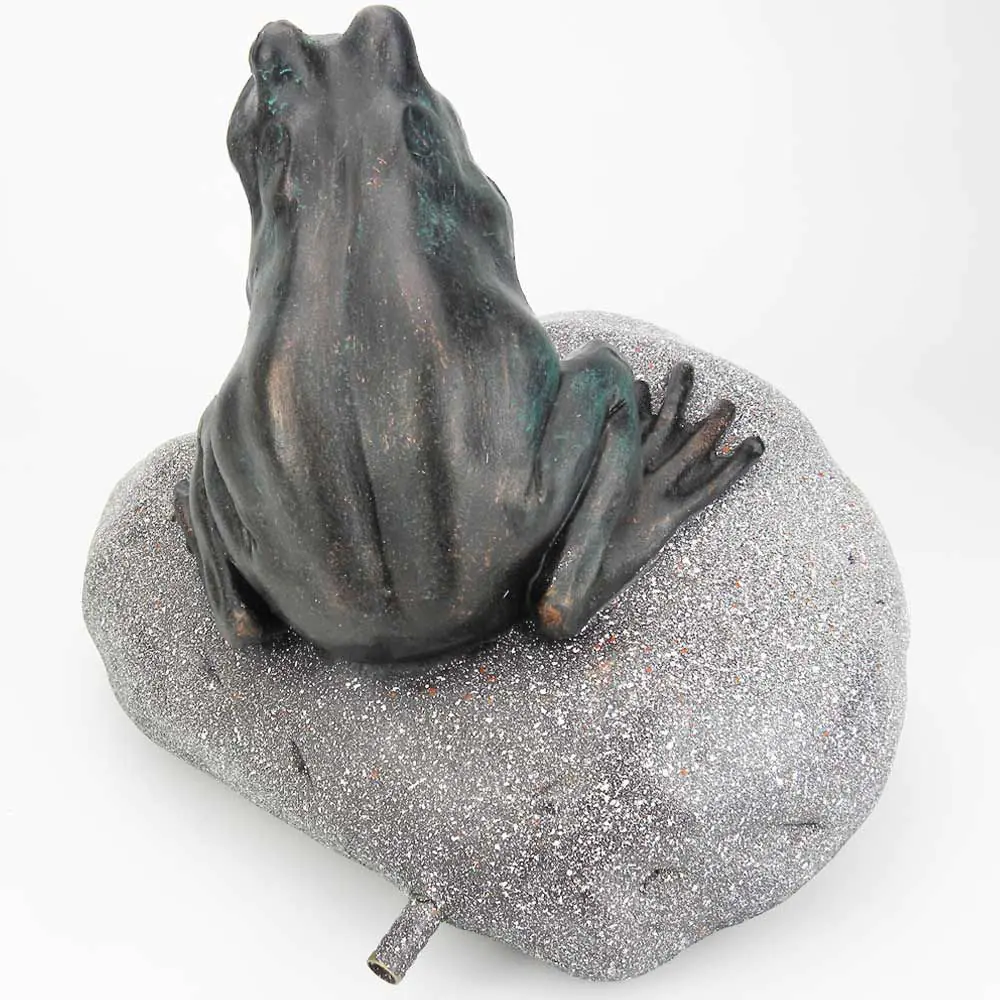 Solar Frog Pond Spitter On Rock 11 Solar Frog Pond Spitter On Rock - Image 9
