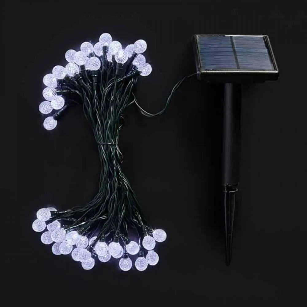 Solar Globe Crystal Orb String Lights - 2 Pk 5 Solar Globe Crystal Orb String Lights - 2 Pk - Image 3