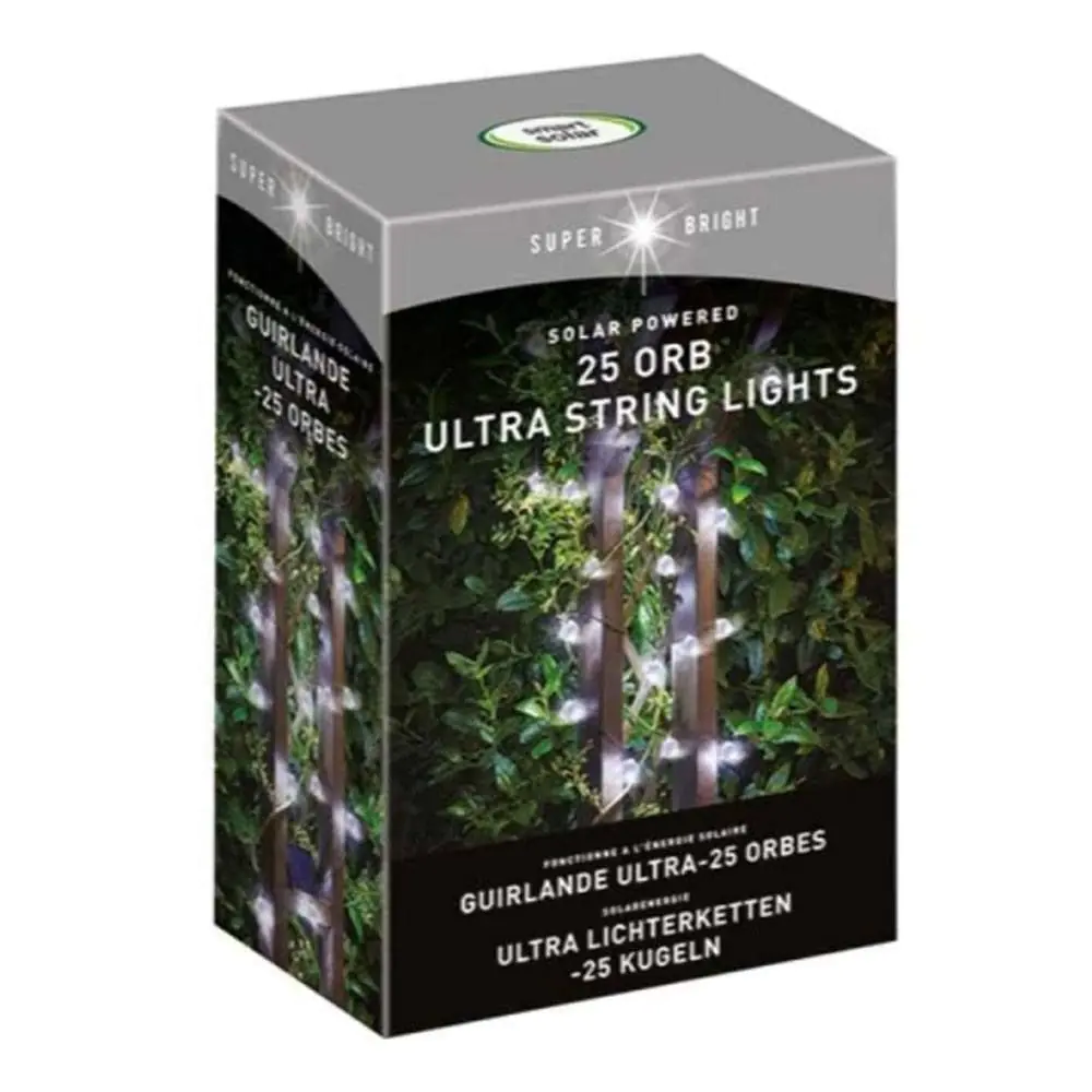 Solar Globe Crystal Orb String Lights - 2 Pk 6 Solar Globe Crystal Orb String Lights - 2 Pk - Image 4