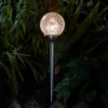 Crystal Globe Solar Stake Lights - Retro Filament (4 Pk) 2 Crystal Globe Solar Stake Lights - Retro Filament (4 Pk) -Solar Lights Store solar globe stake lights retro filament