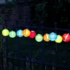 Solar Hanging Chinese Lanterns - 2 Pk