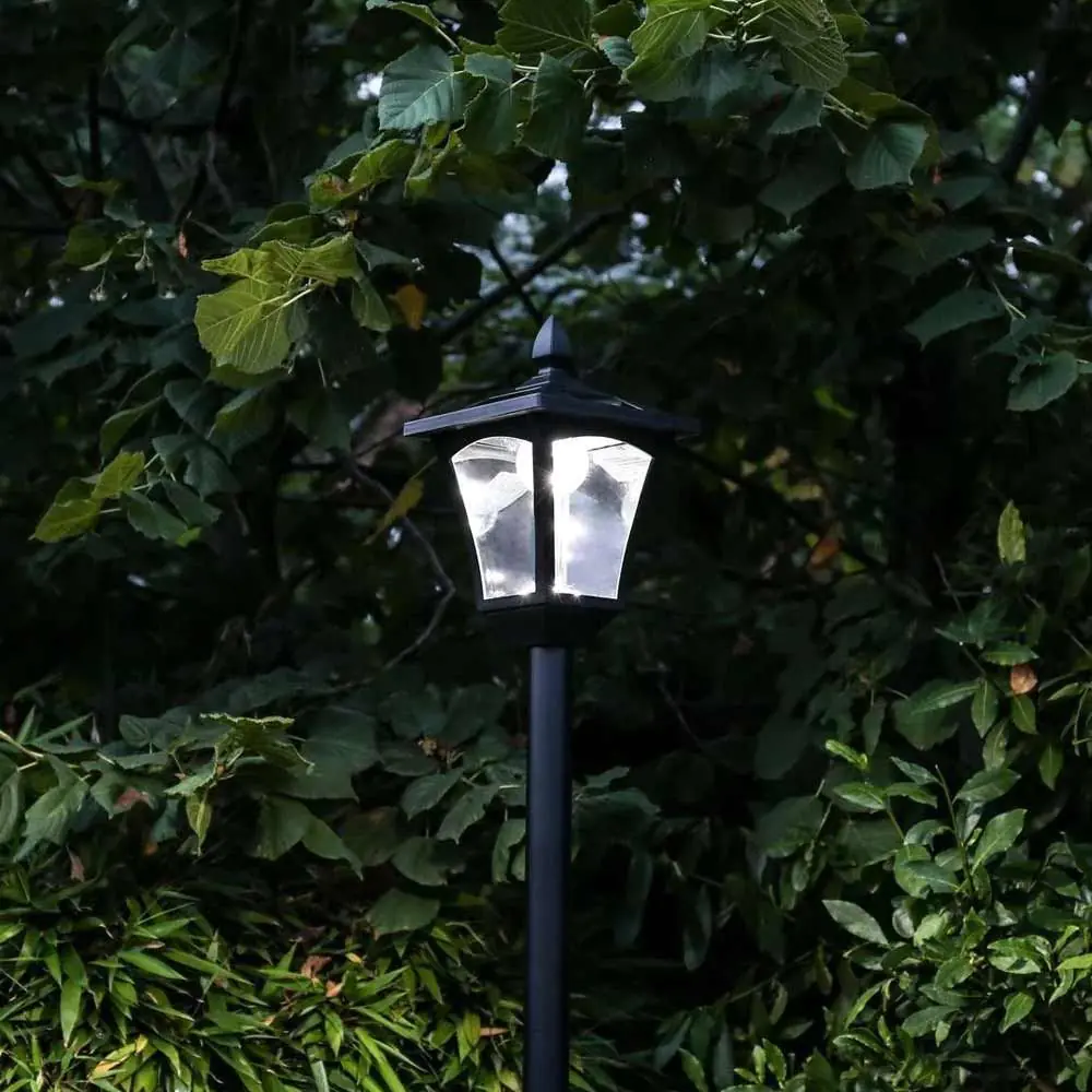 Black Solar Lamp Post 2.1 M 7 Black Solar Lamp Post 2.1 M - Image 5