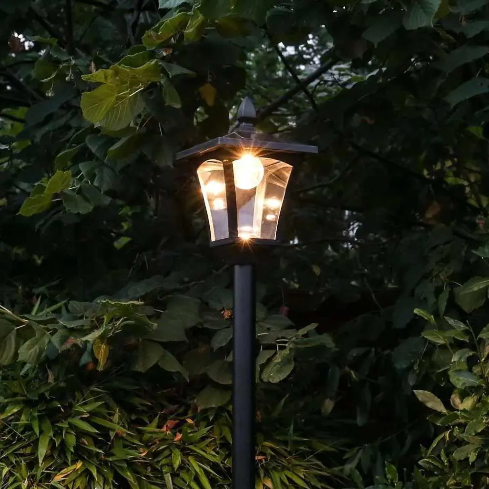 Black Solar Lamp Post 2.1 M 6 Black Solar Lamp Post 2.1 M - Image 4