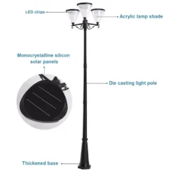 Solar Lamp Post Lights 2.1 M 19 Solar Lamp Post Lights 2.1 M -Solar Lights Store solar lamp post lights 4 1