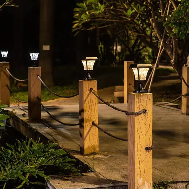 Solar Lantern For Post 4 Solar Lantern For Post - Image 2