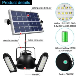 Solar Led Shed Light 3 Leaf 16 Solar Led Shed Light 3 Leaf -Solar Lights Store solar led shed light 3 leaf 6