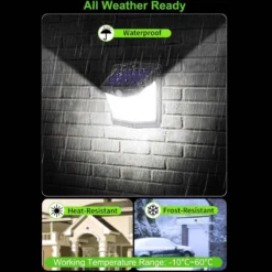 Solar Motion Sensor Lights 128 SMD (Pack Of 2 ) -Solar Lights Store solar motion light 5 7