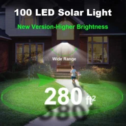 Solar Motion Sensor Light 288 SMD Outdoor PIR - 2 Pack 16 Solar Motion Sensor Light 288 SMD Outdoor PIR - 2 Pack -Solar Lights Store solar motion sensor light 100 smd 5