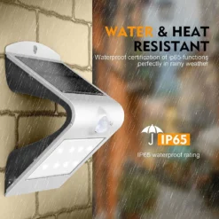 Atrium Solar Motion Sensor Light