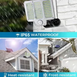 Solar Motion Sensor Light Outdoor PIR -Solar Lights Store solar motion sensor light outdoor pir 3 1