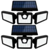 Solar Panel Security Light 74 Led 1000 Lumens - 2 Pack -Solar Lights Store solar panel security light 74 led 1000 lumens