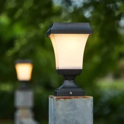 Solar Pillar Lights 6 LEDs 14 Solar Pillar Lights 6 LEDs -Solar Lights Store solar pillar lights 6 leds 2