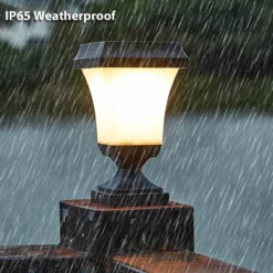 Solar Pillar Lights 6 LEDs 12 Solar Pillar Lights 6 LEDs -Solar Lights Store solar pillar lights 6 leds 5