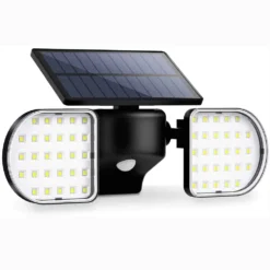 Solar Pir Security Light Twin Head