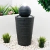 Solar Plinth & Ball Water Feature -Solar Lights Store solar plinth ball water feature 2