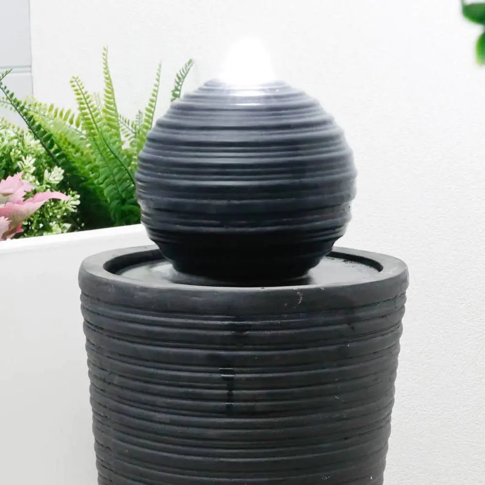 Solar Plinth & Ball Water Feature 4 Solar Plinth & Ball Water Feature - Image 2