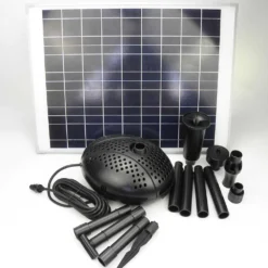 Solar Pond Fountain 2480 LPH 11 Solar Pond Fountain 2480 LPH -Solar Lights Store solar pond fountain 2480 lph 3