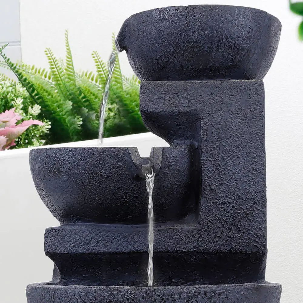 Solar Powered Cascading Water Feature 4 Solar Powered Cascading Water Feature - Image 2