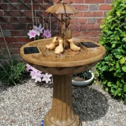 Solar Duck Water Feature 13 Solar Duck Water Feature -Solar Lights Store solar powered duck family water feature 7