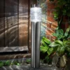 Solar Powered Jumbo Wave Bollard Light