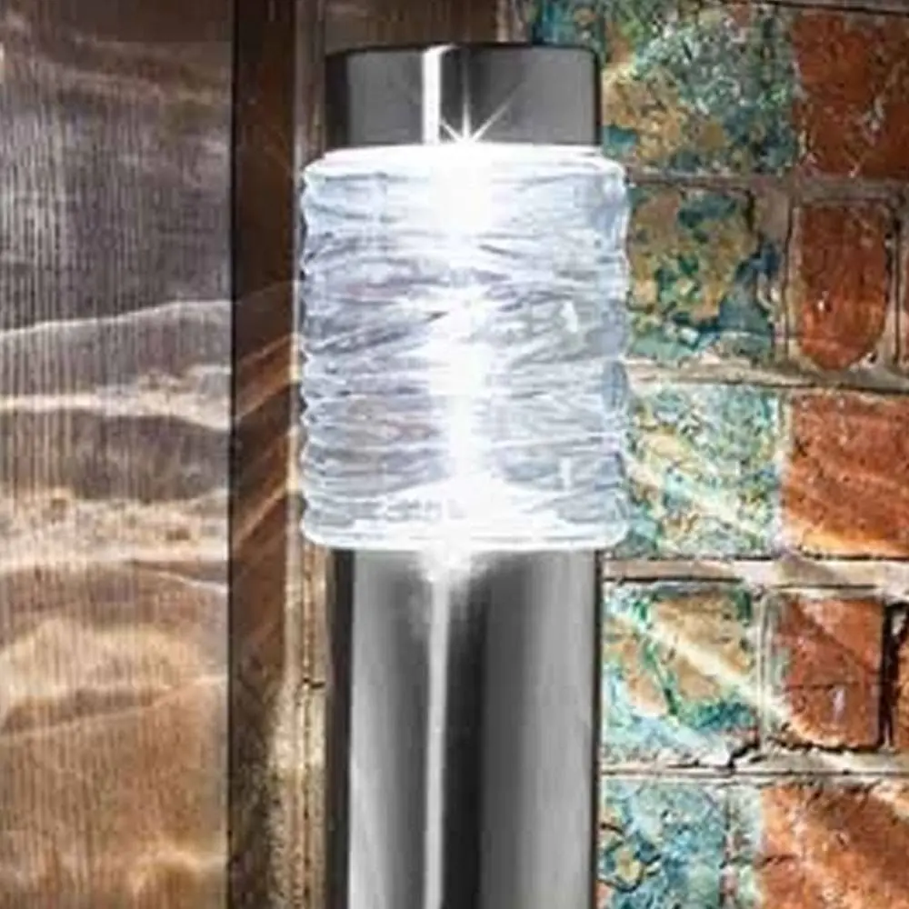 Solar Powered Jumbo Wave Bollard Light 4 Solar Powered Jumbo Wave Bollard Light - Image 2