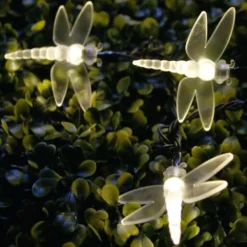 Solar Dragonfly Fairy Lights -Solar Lights Store solar powered multi function dragonfly fairy lights 4