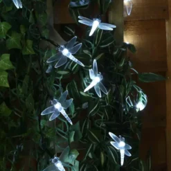 Solar Dragonfly Fairy Lights -Solar Lights Store solar powered multi function dragonfly fairy lights 7