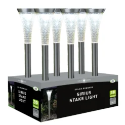 Solar Powered Sirius Stake Light (2 Pack) -Solar Lights Store solar powered sirius stake light 2