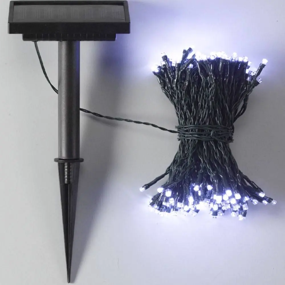 Solar Powered String Lights 200 White 6 Solar Powered String Lights 200 White - Image 4