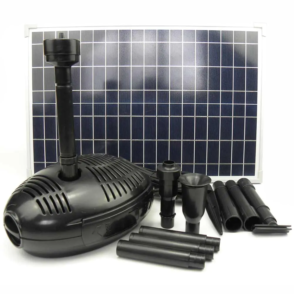 Solar Powered Water Fountain Max Head 2.6m 3 Solar Powered Water Fountain Max Head 2.6m