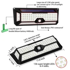 Solar Security Light 136 SMD - 2 Pack 14 Solar Security Light 136 SMD - 2 Pack -Solar Lights Store solar security light 136 smd 8