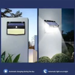 Solar Security Light 318 Led - 2 Pack -Solar Lights Store solar security light 318 led 3