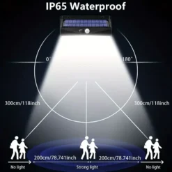 Solar Security Light 318 Led - 2 Pack -Solar Lights Store solar security light 318 led 4